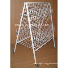 Double Sides Floor Standing Newspaper Rack (PHY3002)